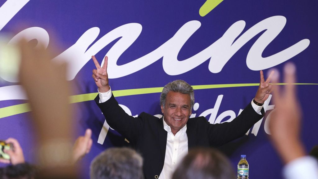 Wahl in Ecuador: Ex-Vizepräsident Moreno liegt laut ersten Prognosen vorn