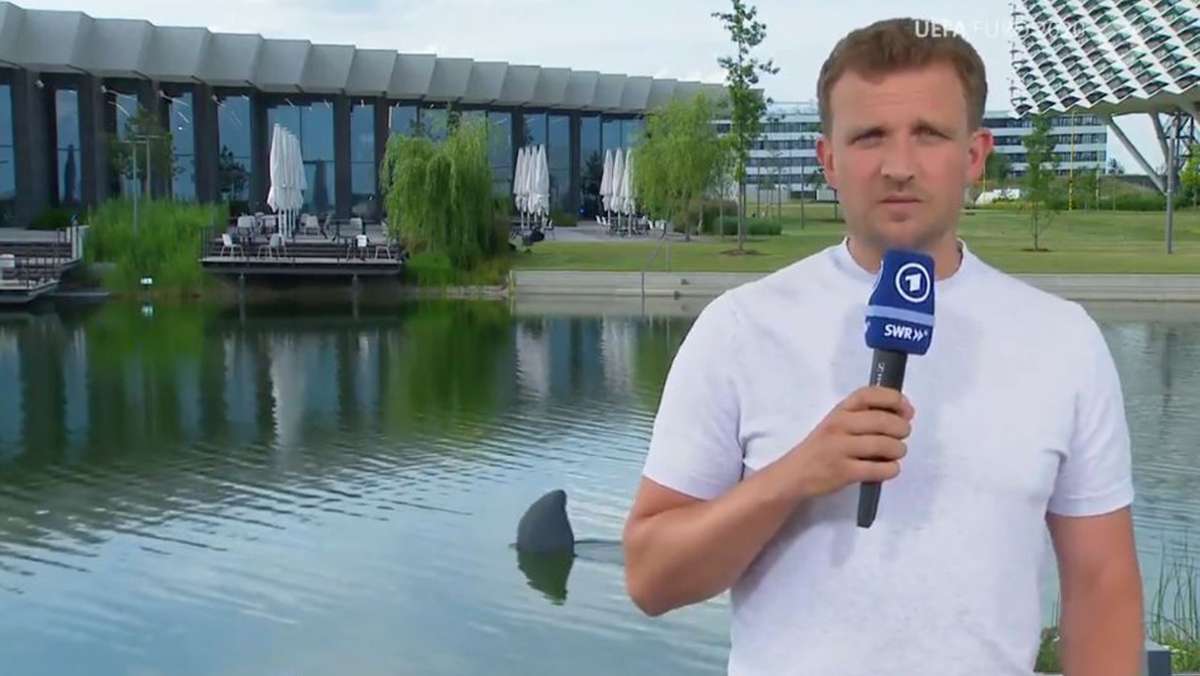 Kurioser „Sportschau“-Clip zur EM 2021: Hai-Alarm im Camp der deutschen Nationalmannschaft?
