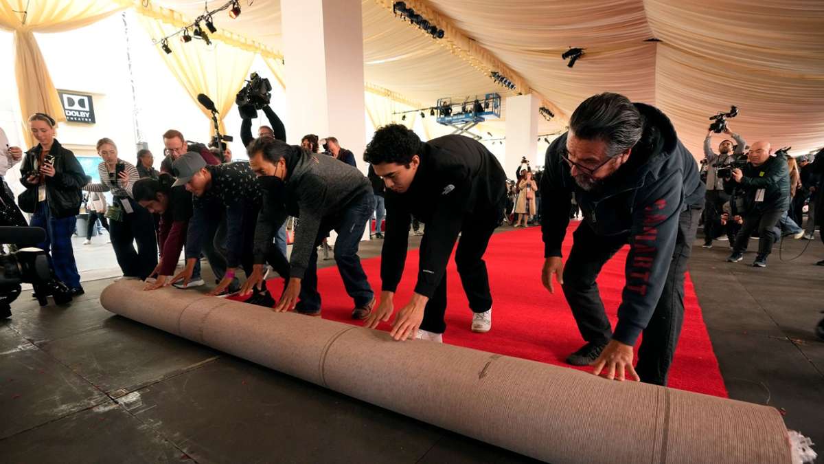 Academy Awards: Countdown in Hollywood - Roter Teppich für Oscars ausgerollt