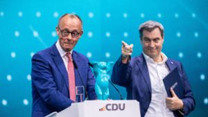 CSU-Chef  beim CDU-Parteitag: Erst lobt Söder überschwänglich – dann rutscht ihm eine Gemeinheit raus