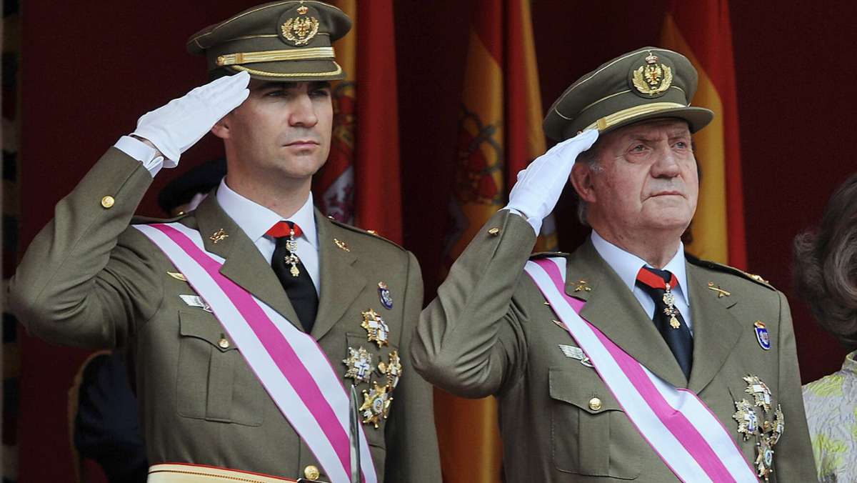 Spaniens König Juan Carlos muss ins Exil: Denkmalsturz