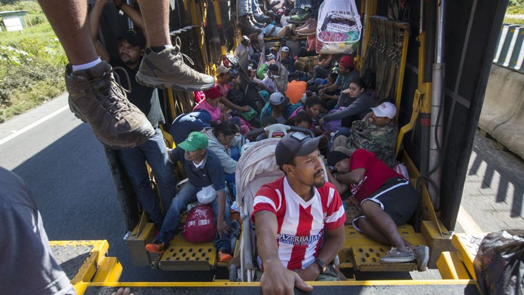 Auf dem Weg in die USA: Staatschefs von Guatemala und Honduras für Vorgehen gegen Migranten