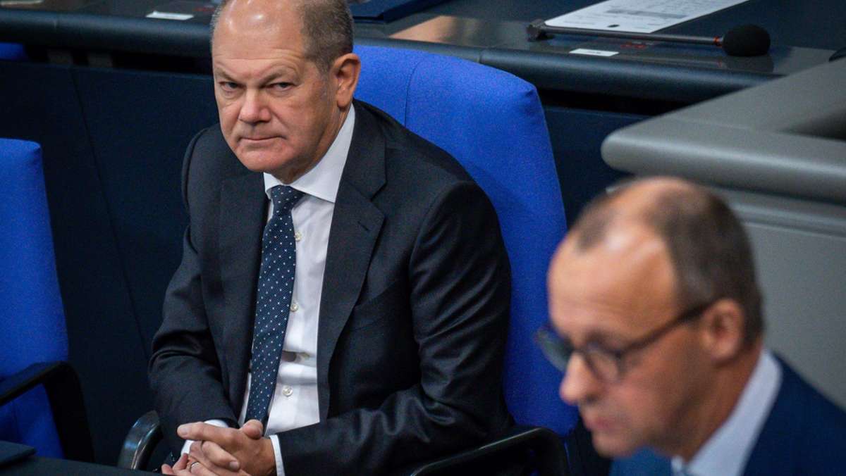 Etatdebatte im Bundestag: Scholz wähnt Merz im Wunderland