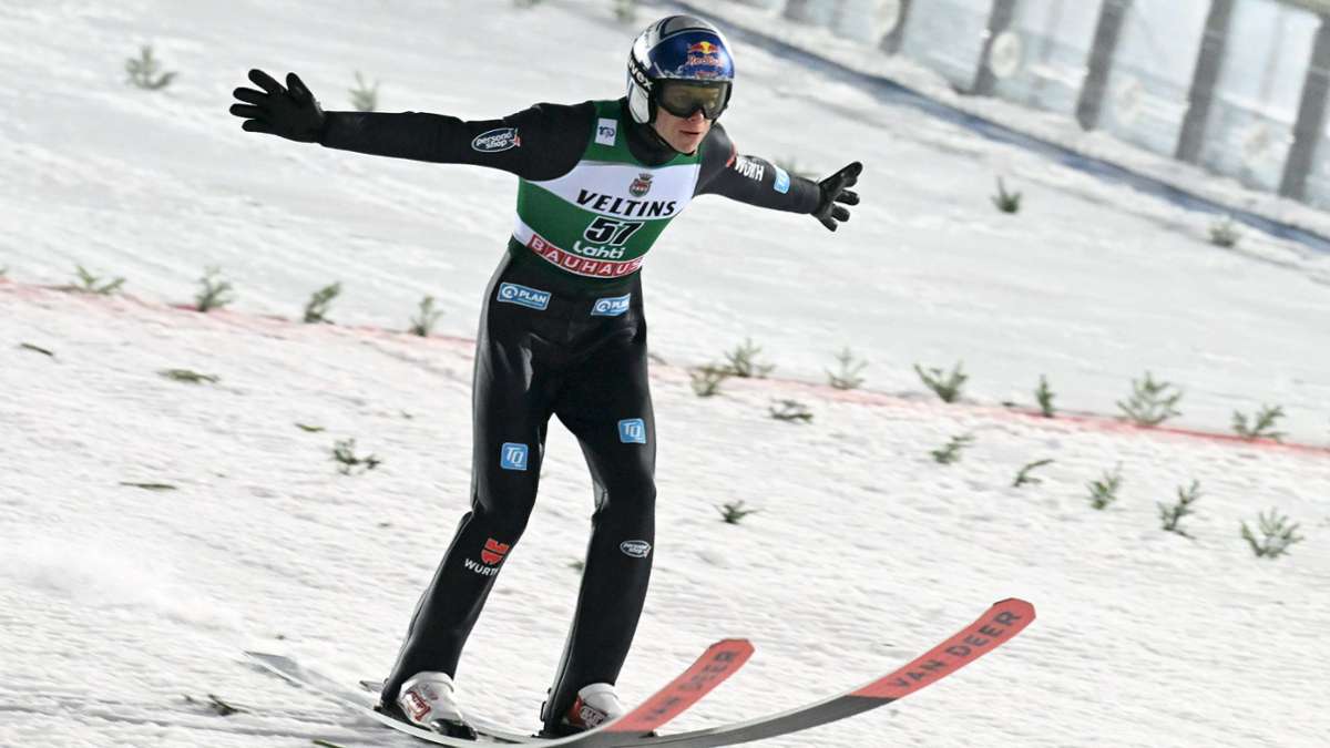 Skispringen: Wind und Nebel prägen Lahti-Weltcup: Wellinger wird Siebter