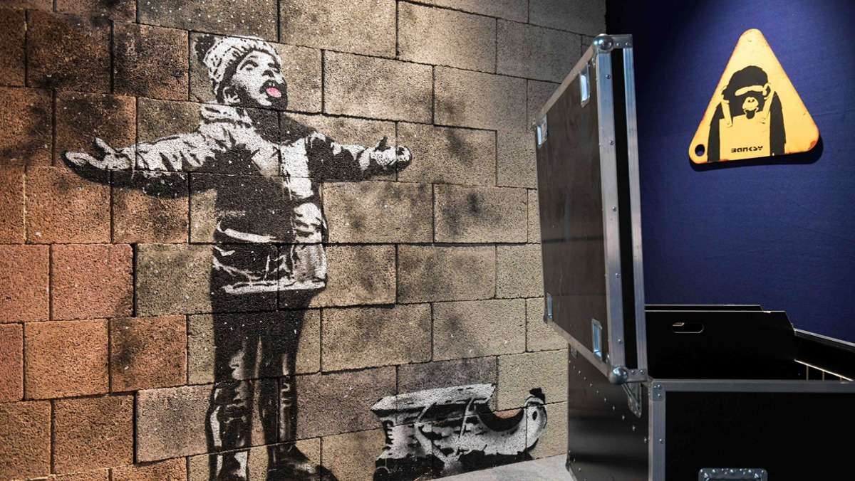 Königsbau-Passagen: Banksy bleibt bis Oktober in Stuttgart