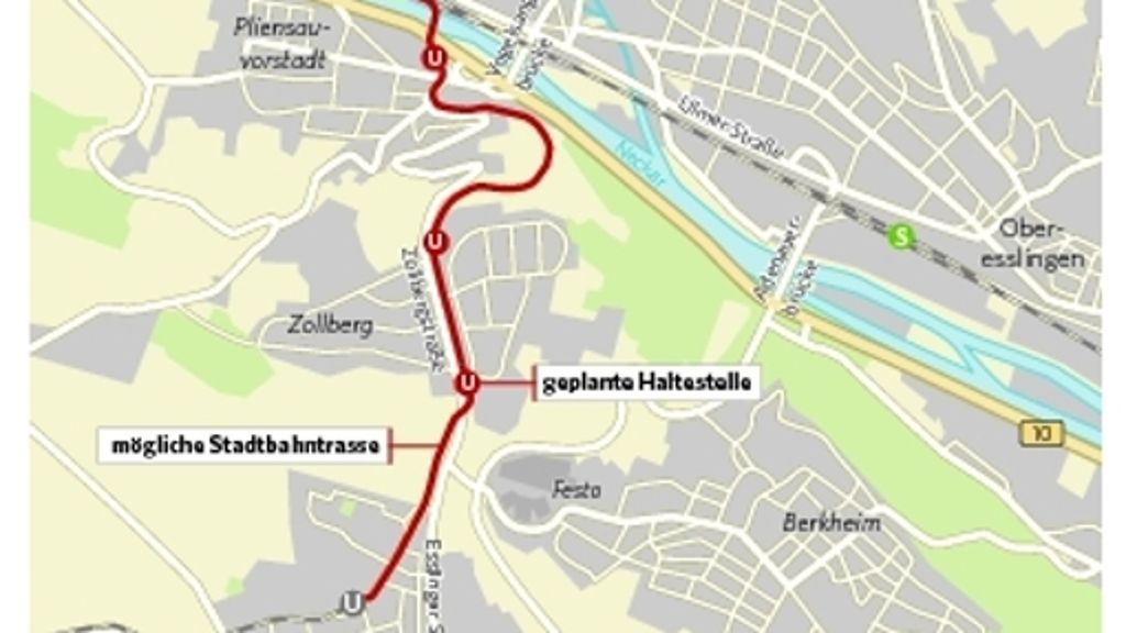 Nahverkehr in der Region Esslingen: Neue Chance für Stadtbahn nach Esslingen
