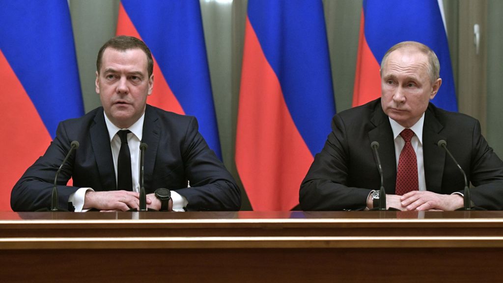 Nur Präsident Putin bleibt: Russlands Regierung tritt zurück