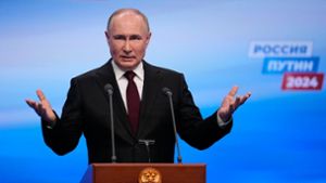 Russlands Wahlkommission spricht Putin Rekordergebnis zu