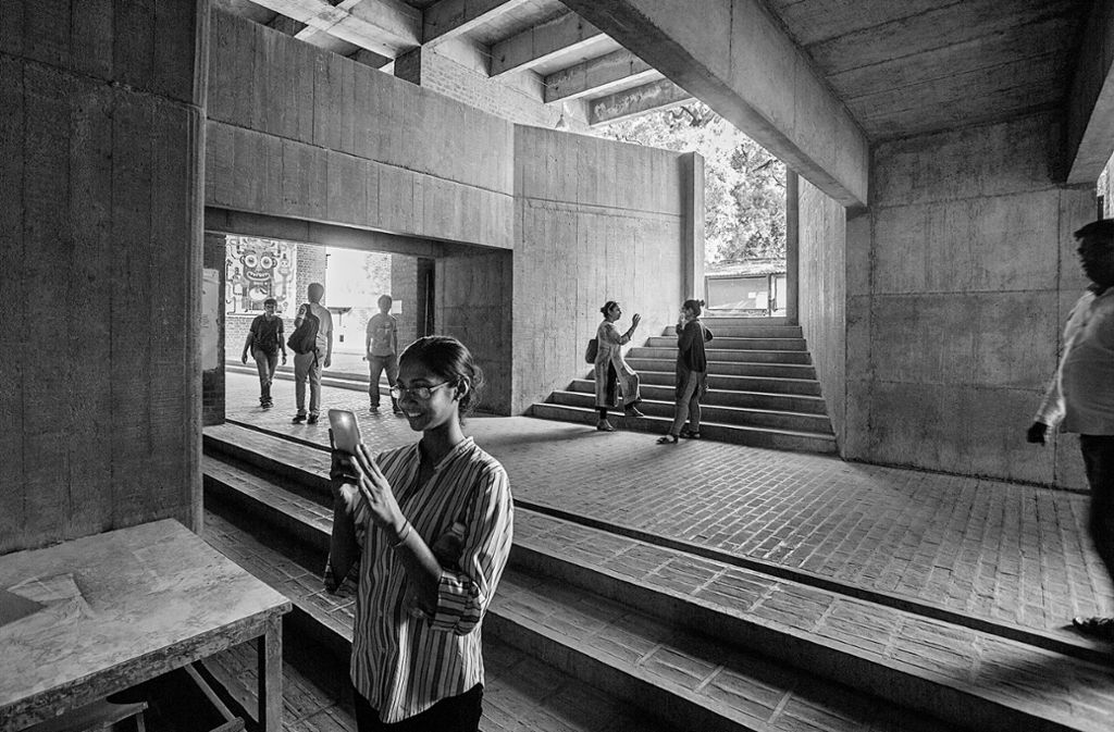 Die Architektur als Lehrer: School of Architecture, Centre for Environmental Planning and Technology, Ahmedabad