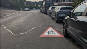 Ärgernis in Botnang: Vermessen – viel zu kleine Verkehrszeichen