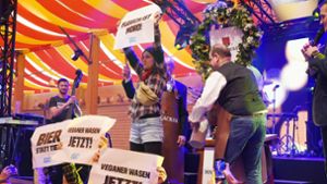 Stuttgart: Peta stört Fassanstich auf Frühlingsfest
