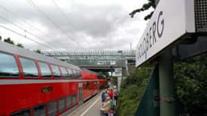 Montagnachts am Haltepunkt Goldberg: Heftige  Auseinandersetzung am Bahnsteig