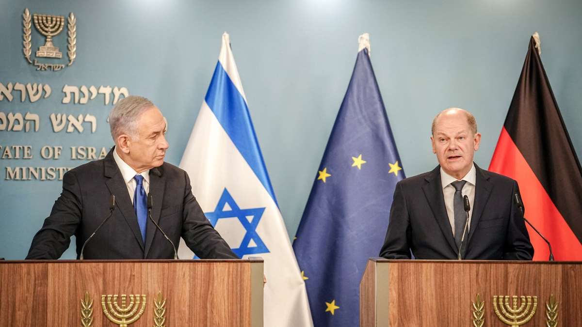 Gaza-Krieg: Scholz redet Netanjahu bei Israel-Besuch ins Gewissen