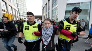 Eurovision Song Contest: ESC: Thunberg bei Protest gegen Israel                                                                   abgeführt