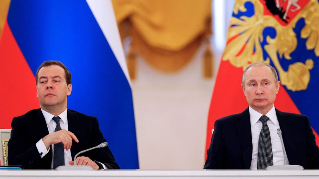 Russland-Präsident Putin: Dmitri Medwedew soll Regierungschef bleiben