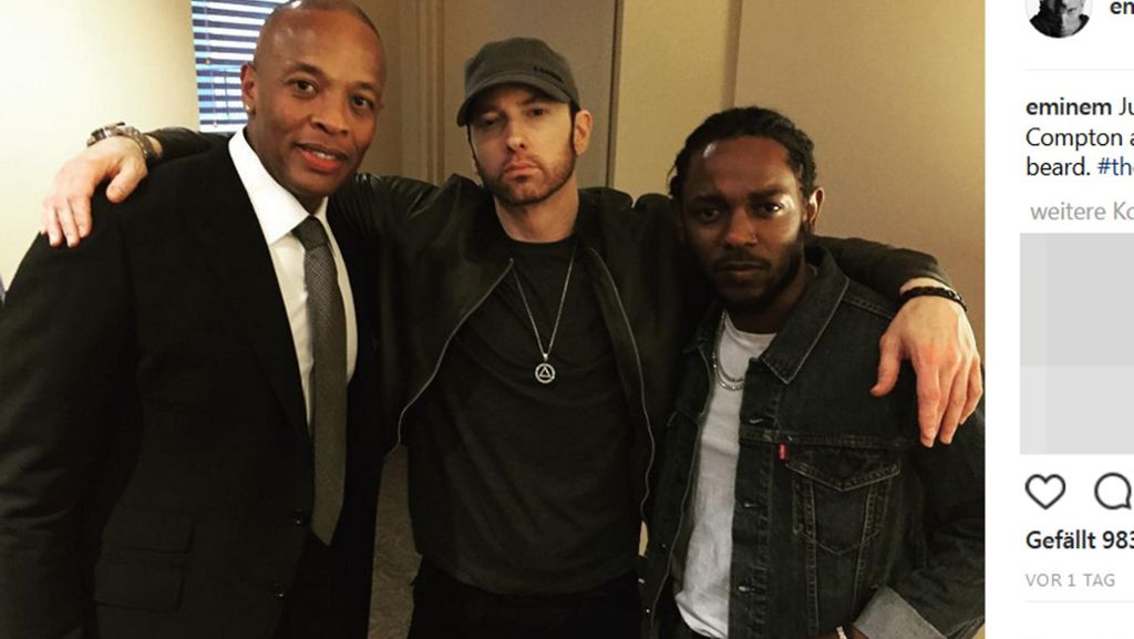 „The Defiant Ones“-Premiere in LA: Eminem erscheint mit Bart, das Netz dreht durch