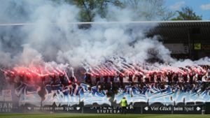 Stuttgarter Kickers gegen VfB Stuttgart II: Das sind die emotionalsten Bilder vom Derby