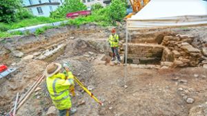 Ausgrabungen in Esslingen: Überraschende Funde in der Baugrube