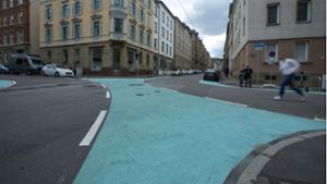 Verkehrsversuch in Stuttgart-West: Neue Straßenführung im „Superblock“ startet am  Montag